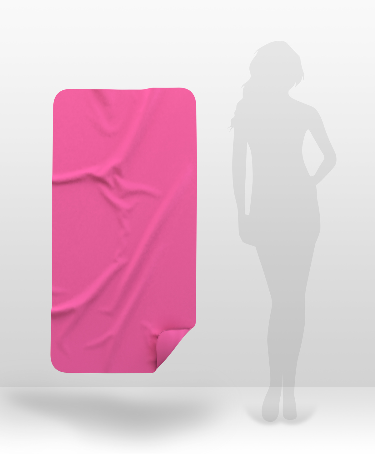 Рушник з мікрофібри спортивний Emmer Pink 80*160