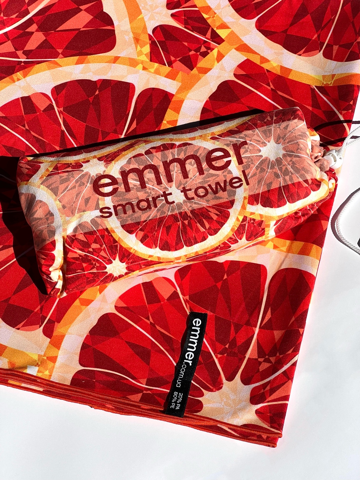Рушник з мікрофібри Emmer Red Orange 90*140