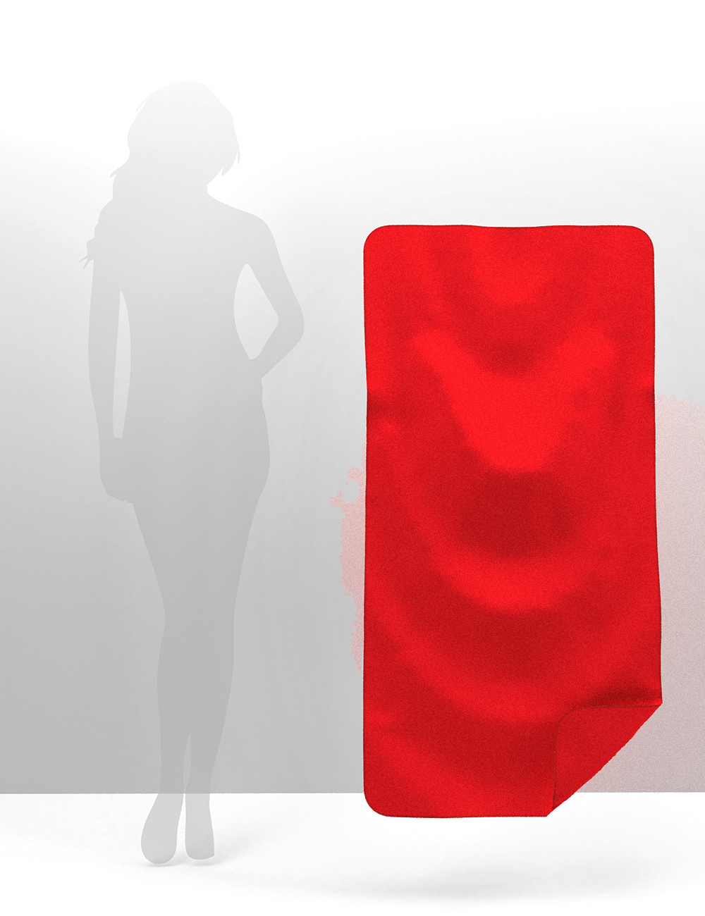 Рушник з мікрофібри спортивний Emmer Red 80*160
