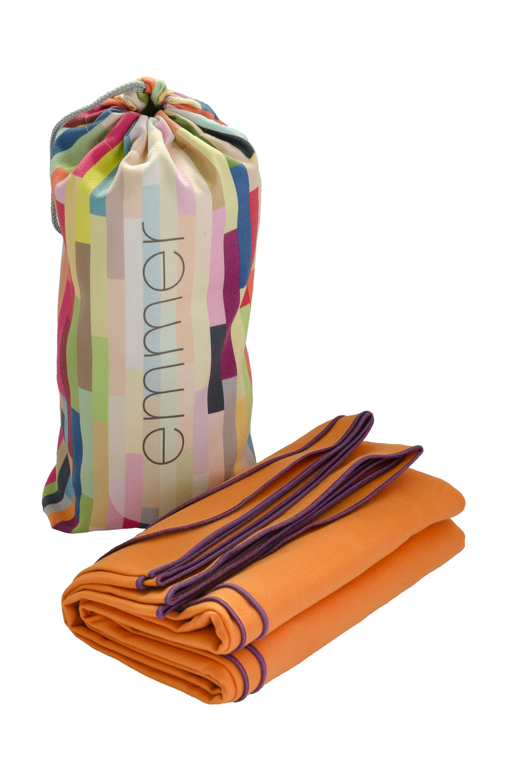 Рушник з мікрофібри спортивний Emmer Orange 80*160