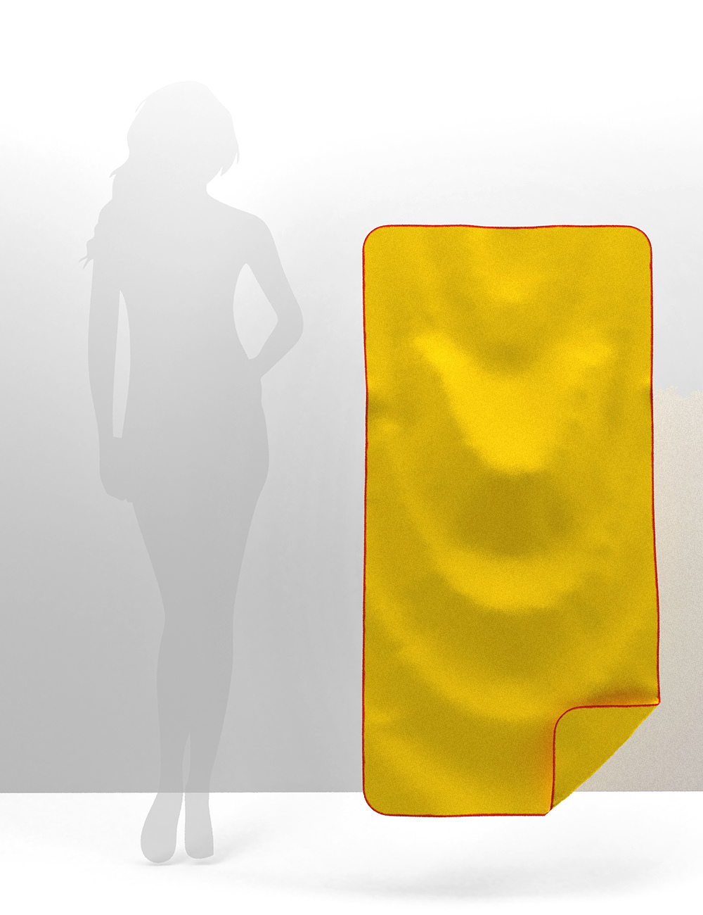 Рушник з мікрофібри спортивний Emmer Yellow 80*160
