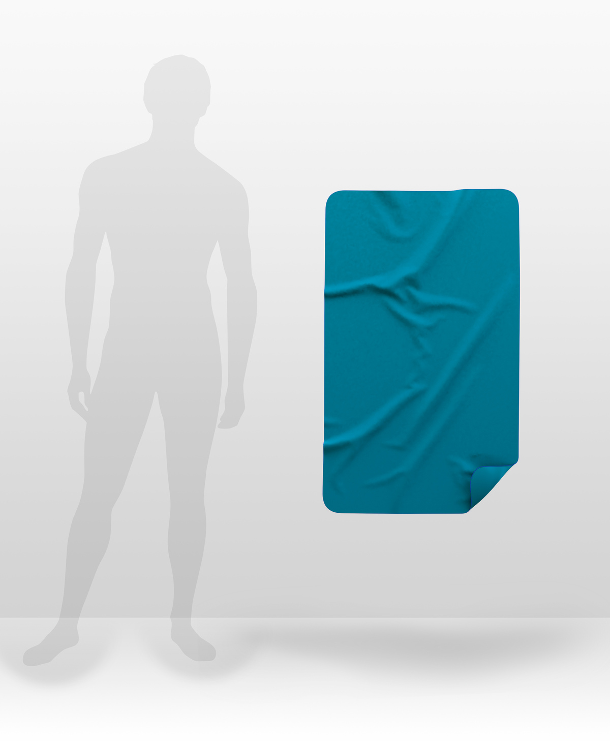 Рушник з мікрофібри спортивний Emmer Light blue 60*100